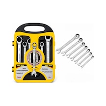 Freed Deke Cr-v Proffessıonal Seti 8-10-12-13-14-17-19mm 7 Adet Plastik Taşıma Çanta Stand