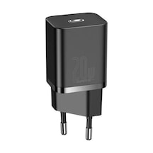 Baseus Ccsup-b01 Süper Si Qc Siyah Ccsup-b01 20w Type-c Şarj Cihazı Kdo