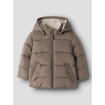 Name It Nmmmathew Unisex Çocuk Mont 13218515 Açık Kahverengi