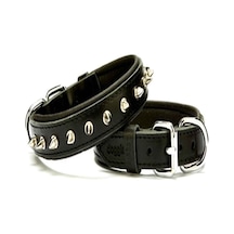 Doggie Comfort Çivili Deri Boyun Tasması Sbt-3012 Siyah