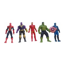 Avengers 5'li Karakterler Spiderman + Thanos + Ironman, + Hulk +
