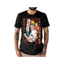 Noıssey Kırmızı Etiket Galashop Testere Adam Denji Ve Pochita Unisex T-shirt 17833 Siyah