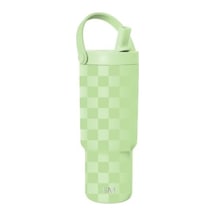 Simple Modern Kids Trek Pivot Termos 0,7 L - Lime Checkmate Açık Beyaz