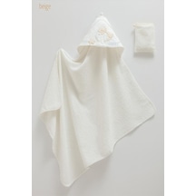 Caramell %100 Pamuk Bebek Havlusu 77x90 Bej Crml.bsu2488.bej 1 Yaş