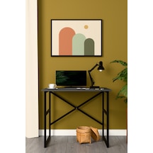 Modern Metal Ders Çalışma Masası %100 Mdf Bilgisayar Masası Metalçm02 Antrasit