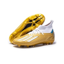 Heamor Unisex Futbol Kramponları Fg/tf Genç Futbol Atletizm Antrenman Ayakkabıları - Gold