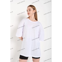 Tarzsokak Kadın Beyaz Oversize