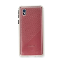 Galaxy A01 Core Kılıf Miami Şeffaf Silikon - Şeffaf