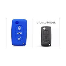 107 207 307 407 308 607 Uyumlu 3 Tuş Silikon Anahtar Koruma Kılıf