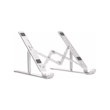 Macbook Uyumlu Air 13.6 Inç A2681 M2 - A3113 M3 Işlemcili Katlanabilir Taşınabilir Metal Stand 7 Kademeli