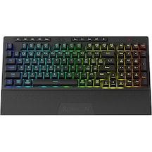 Redragon K515 Pro Shiva Rgb Kablosuz Membranlı Türkçe Oyun Klavyesi, 98 Tuşlu Mekanik Hissi Klavye Ve Smooth Lineer Switch,makro Ve Multimedya Tuşları, Çıkarılabilir Bilek Dayağı, Yazılım Destekli