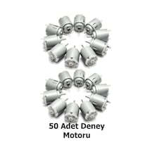Dc Motor 3v-6v Mikro Hobi Motoru Deney Seti Robotik Proje Oyuncak Araba Motoru Küçük Motor 50adet
