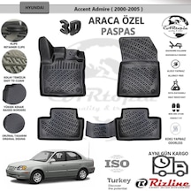 Hyundai Accent Admira / 2001-2005 / Siyah / Rizline Paspas