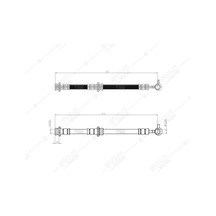 SVAC 730163 Ön Sağ Fren Hortumu X-Traıl T30 01-