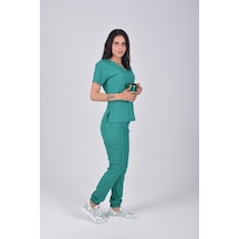 Ameliyathane Yeşili Likralı Jogger Alt Üst Takım