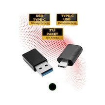 Type-c To Usb-a 3.0 Ve Usb 3.2 To Type-c Dönüştürücü 2'si 1 Arada
