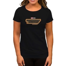 Galaksinin Koruyucuları Volume 3 Logo Siyah Kadın Tişört