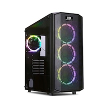 Powerboost X58Rgb Usb 3.0 Mesh 4 X Rgb Fanlı Gaming Kasa (Psu Yo