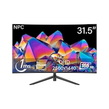 1ms 165hz 31.5\" 2560x1440 Qhd Curved Gaming Monitör Mz320k-v-127740