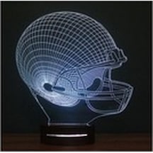 16 Renk Kumandalı Kask Model 3D Led Lamba
