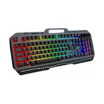 Işıklı Oyuncu Q Klavye Mouse Seti Siyah Oyuncu Klavye