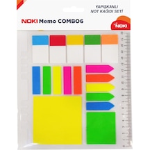 Noki 12706 Memo Combo 6 Yapışkanlı Not Kağıdı Seti