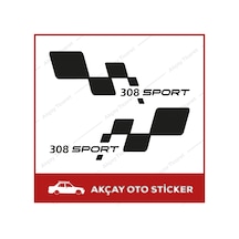 Peugeot 308 Sticker (Takım Set) Peugeot 308 Oto Sticker