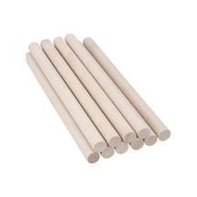 20-22mm 30cm Ahşap Makrome Çubuğu - 5 Adet