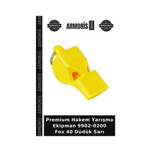 Premium Hakem Yarışma Ekipman 9902-0200 Fox 40 Düdük Sarı