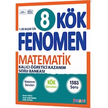 Fenomen Okul 8. Sınıf Kök Matematik Soru Bankası / 9786256972339