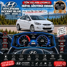Hyundai Accent Blue 2011-2020 İçin Digital Gösterge Odb Ekran Arıza Göstergesi Turbo Gösterge Hayalet Ekran
