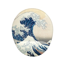 Hokusai Büyük Dalga Bilek Destekli Mouse Pad Çok Renkli