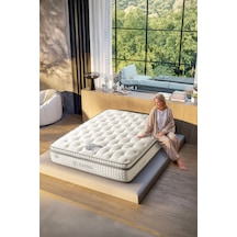 Us. Sleeping Ultra Ortopedik Lateks Throne Orijinal Pedli Torba Yaylı Yatak 33 Cm(±1)