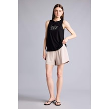 Defacto Relax Fıt Esnek Belli Cepli Bermuda Şort F3470ax26smbg187 Bej-bg187