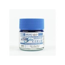 Mr.hobby Hug-107, 10 Ml. Freedom Blue Aqueous Gundam Maket Boyası Standart