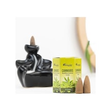 Aromatika Cannabis Aromalı Geri Akışlı Şelale Tütsü