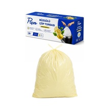 Limon Kokulu Orta Boy Çöp Poşeti 30'lu, 55x60 Cm, Dayanıklı Mutfak Çöp Torbası