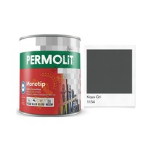 Permolit Monotip Astarlı Antipas Boya Koyu Gri 0.75 Lt.