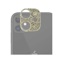 Ally İphone 11 Kamera Koruyucu Lens Diamond Taş İşlemeli- 5775