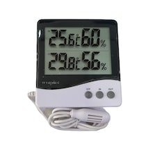 Tt Technic Th060h Termometre İç Dış Sıcaklık Nem Hava Durumu Ölçe N11.662