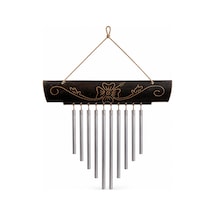 Bambu Metal Çubuklu Rüzgar Çanı