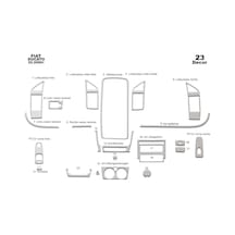 Citroen Jumper Boxer Ducato Torpido Kaplama 2006 22 Parça Alüminyum