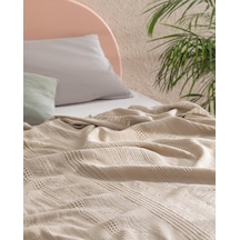 Madame Coco Lucille Tek Kişilik Yatak Örtüsü 8684427016701 Ekru