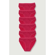 Tutku Kadın Pembe 6'lı Paket Bikini Külot Elf568t0635ccm6 Diğer