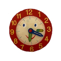 Eğitici Ahşap Oyuncak Saat Gülen Yüzlü Digital Clock