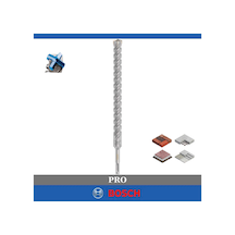 Bosch Pro Sds Plus-5x 20 X 300 Mm Dört Elmaslı Matkap Ucu 2608706951