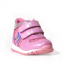 Hakiki Deri Pembe Kız Bebek Spor Ayakkabı