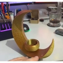Led Mumluk Ofis Masa Üstü İçin Şık Hediyelik Dekoratif Obje Figür 15 Cm