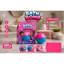 Banyo Topu Banyoda Köpüren Renkli Banyo Topu Oyuncak Banyo Topu 200 Gr 2 Adet