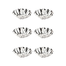 Sürdürülebilir Materyalden Metal Yapılmış Mutfak Dostu 6 Parça Mini Kek Ve Tart Kalıbı 4 Cm Çap 3 Cm Yüksekl Genel